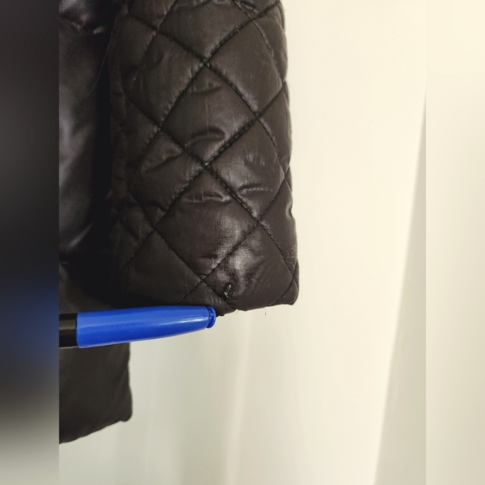 Andrew Marc Black Down Puffer Jacket  Coat - Picture 12 of 16